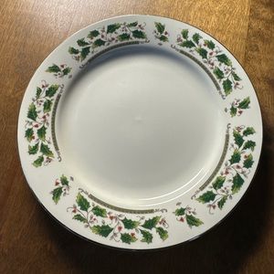 Set of 2Home for the Holidays Salad Side Plates Holly Holiday NOS Vintage 2003